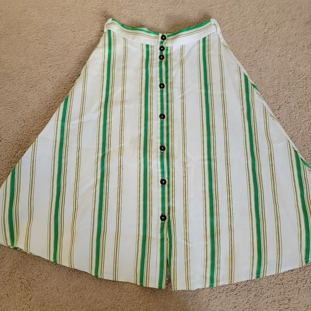 Anthropologie Hutch Baracoa Striped Skirt 4